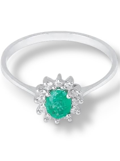 Ringe Demetra Dame CHROMA in Weißgold Smeraldo 119.S.040.012.W - 119.S.040.012.W